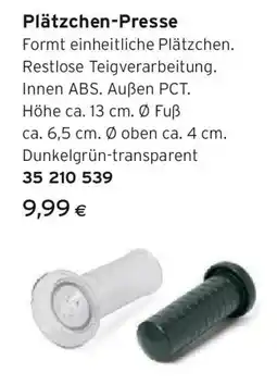 Tchibo Eduscho Plätzchen-Presse Angebot