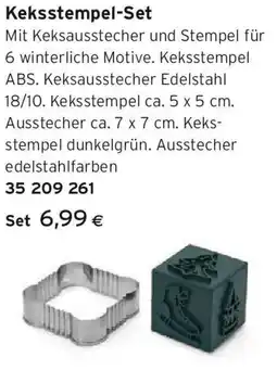 Tchibo Eduscho Keksstempel-Set Angebot