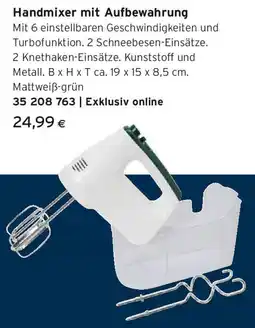 Tchibo Eduscho Handmixer mit Aufbewahrung Angebot