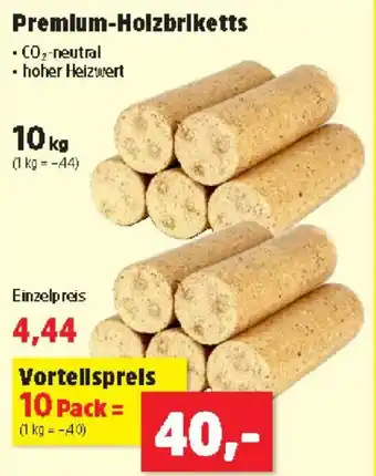 Thomas Philipps Premlum-Holzbriketts Angebot