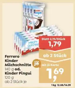 ADEG Ferrero Kinder Milchschnitte Angebot