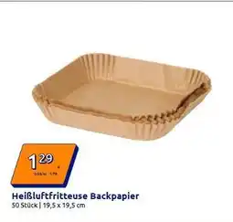 Action Heißluftfritteuse Backpapier Angebot