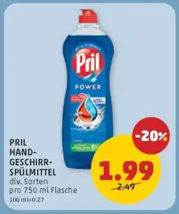 PENNY PRIL HANDGESCHIRR-SPÜLMITTEL Angebot