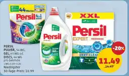 PENNY PERSIL PULVER, GEL, DISCS Angebot