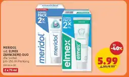 PENNY MERIDOL od. ELMEX ZAHNCREME-DUO Angebot