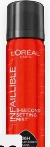 Bipa L'Oréal Paris Infaillible 3-Second Setting Spray Angebot
