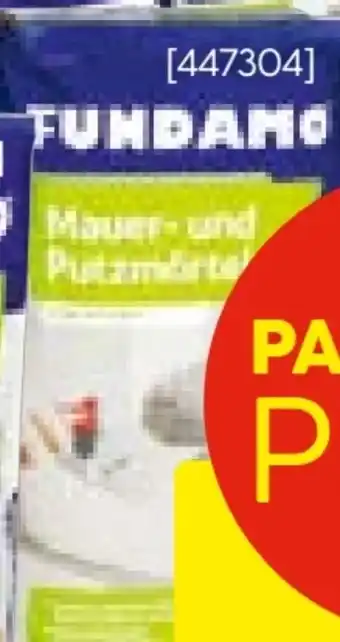 Hellweg Fundamo Mauer-Putzmörtel Angebot