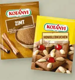 Billa Kotányi Backbriefe Angebot