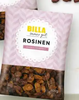 Billa Billa immer gut Rosinen Angebot