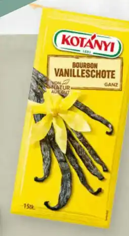 Billa Kotányi Bourbon Vanilleshote Angebot