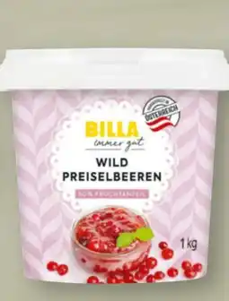 Billa Billa immer gut Wildpreiselbeeren Angebot