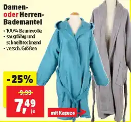 Thomas Philipps Damen- oder Herren- Bademantel Angebot