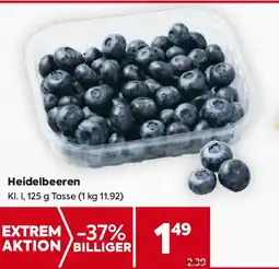 Billa Heidelbeeren Angebot