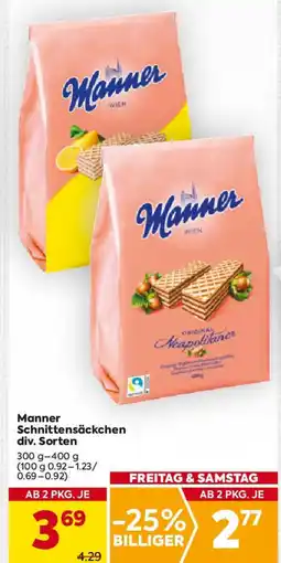 Billa Manner Schnittensäckchen Angebot