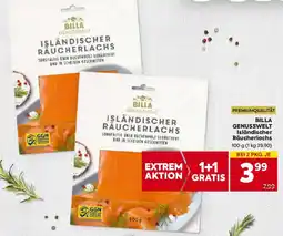 Billa Billa genusswelt isländischer räucherlachs Angebot