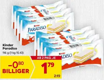 Billa Kinder Paradiso Angebot