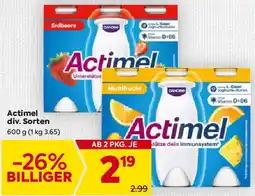 Billa Actimel Angebot