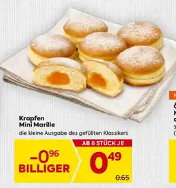 Billa Krapfen Mini Marille Angebot