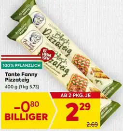 Billa Tante Fanny Pizzateig Angebot