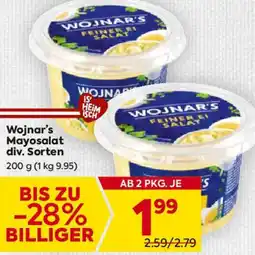 Billa Wojnar's Mayosalat Angebot