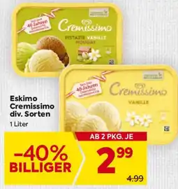 Billa Eskimo Cremissimo Angebot