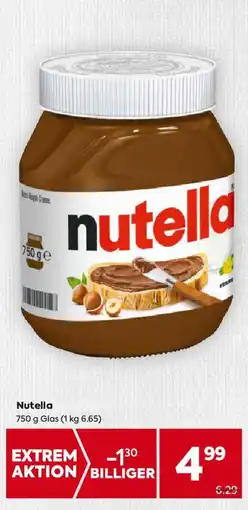 Billa Nutella Angebot