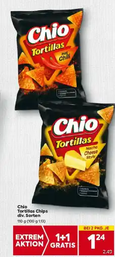 Billa Chio Tortillas Chips Angebot