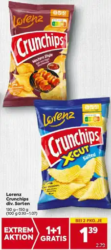 Billa Lorenz Crunchips Angebot