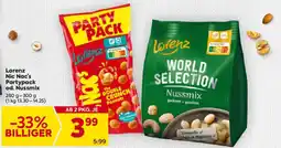 Billa Lorenz Nic Nac's Partypack od. Nussmix Angebot