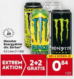 Billa Monster Energydrink Angebot