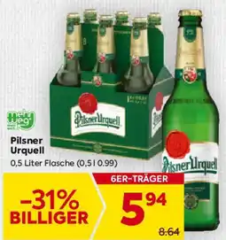 Billa Pilsner Urquell Angebot