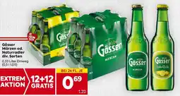 Billa Gösser Märzen od. Naturradler Angebot