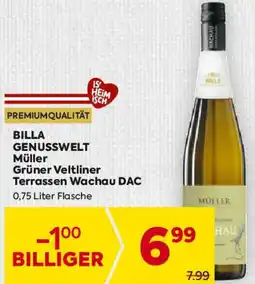 Billa BILLA GENUSSWELT Müller Grüner Veltliner Terrassen Wachau DAC Angebot