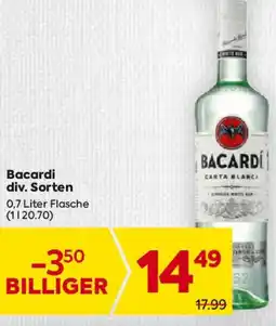 Billa Bacardi Angebot