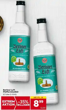 Billa Berliner Luft Pfefferminzlikör Angebot