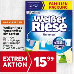 Billa Weißer Riese Waschmittel Angebot