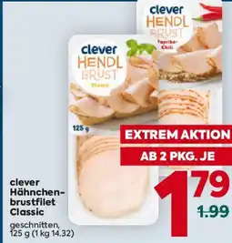 Billa clever Hähnchen- brustfilet Classic Angebot