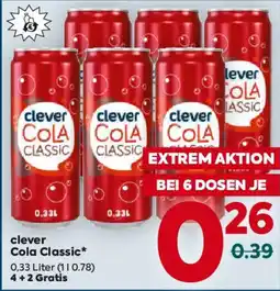 Billa clever Cola Classic Angebot
