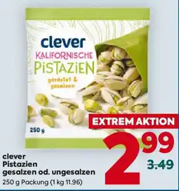 Billa clever Pistazien gesalzen od. ungesalzen Angebot