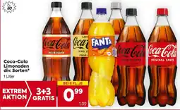 Billa Coca-Cola Limonaden Angebot