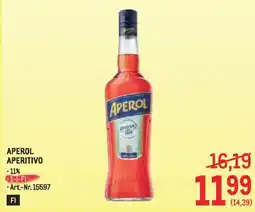 Metro Aperol aperitivo Angebot