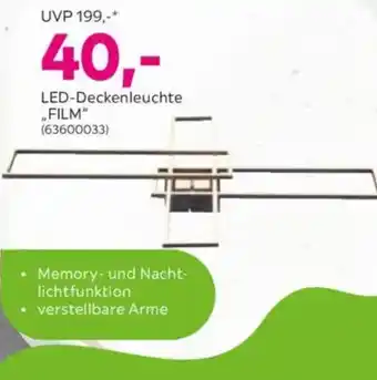 LED-Deckenleuchte FILM