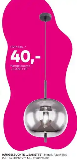 Mömax Hängeleuchte JEANETTE Angebot