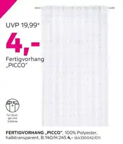 Mömax Fertigvorhang picco Angebot