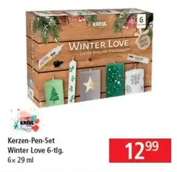 Pagro Diskont Kerzen-Pen-Set Winter Love 6-tlg Angebot