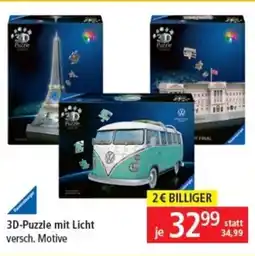 Pagro Diskont 3d-puzzle mit licht versch. motive Angebot