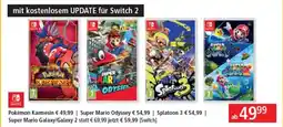 Pagro Diskont Pokémon Karmesin | Super Mario Odyssey| Splatoon 3 | Super Mario Galaxy/Galaxy 2 [Switch] Angebot
