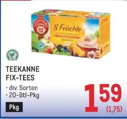 Metro TEEKANNE FIX-TEES Angebot