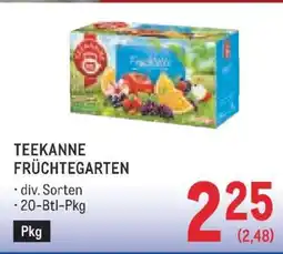 Metro Teekanne Früchtegarten Angebot