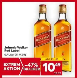 Billa Johnnie Walker Red Label Angebot